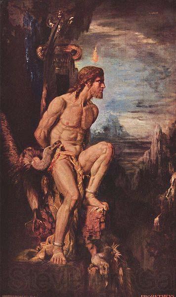 Gustave Moreau Prometheus Spain oil painting art